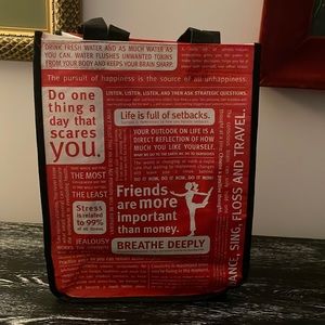 Set of 2 LuLuLemon reusable shopping bags.